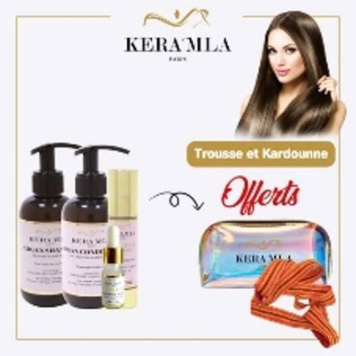 Pack Cheveux Kera'mla : Soin capillaire nourrissant pour des cheveux lisses et brillants