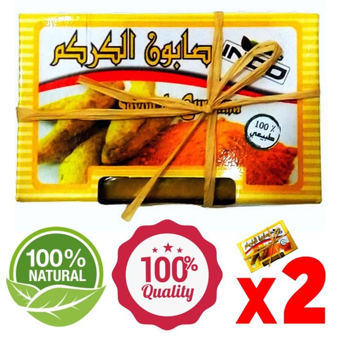 Savon curcuma soin acné regénérant 100% Naturel 160g