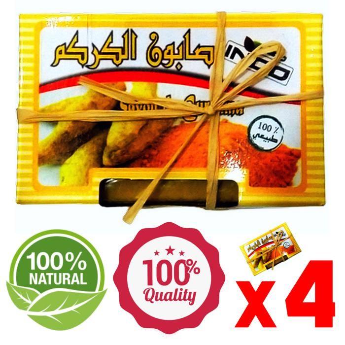 Savon curcuma soin acné regénérant 100% Naturel 320g