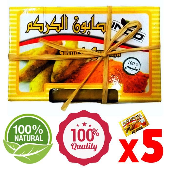 Savon curcuma soin acné regénérant 100% Naturel 400g