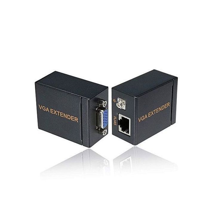 Rallonge VGA - Non spécifié - Adaptateur 1080P - Câble Ethernet RJ45 - 60 mètres - Répéteur signal VGA