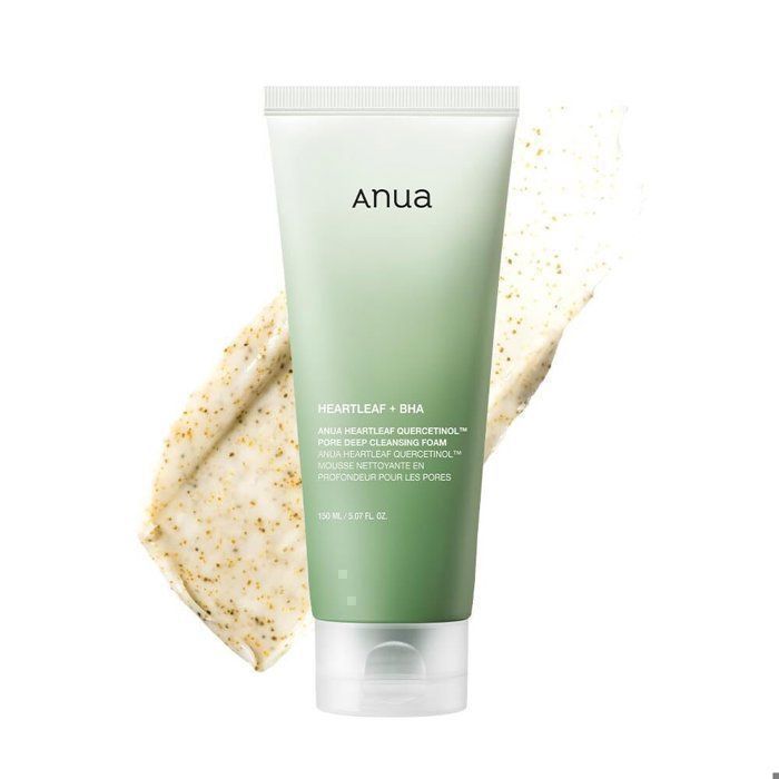Nettoyant Visage - ANUA - HEARTLEAF QUERCETINOL - 150ML - Sans Parabène - Tous Types de Peau - Doux