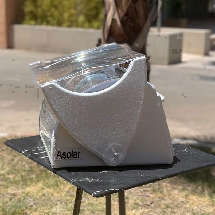 Cuiseur solaire - Asolar - Compact et léger - Pour 2 à 4 personnes - Cuisson sans surveillance - Blanc