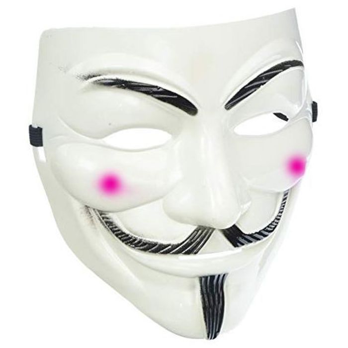 Masque - ANONYMOUS - V POUR VENDETTA - Halloween - Résine de qualité - Multicolore - Enfant
