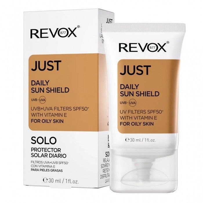 Crème solaire - REVOX - B77 JUST DAILY SUN SHIELD - 30ml - SPF 50+ - Peaux grasses
