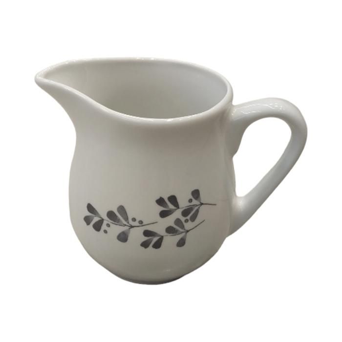 CREMIER AVEC MANCHE EN PORCELAINE AVEC DECO