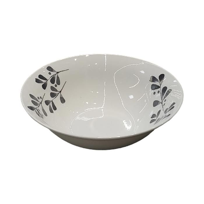 BOL EN PORCELAINE AVEC DECO (L) 23*9CM