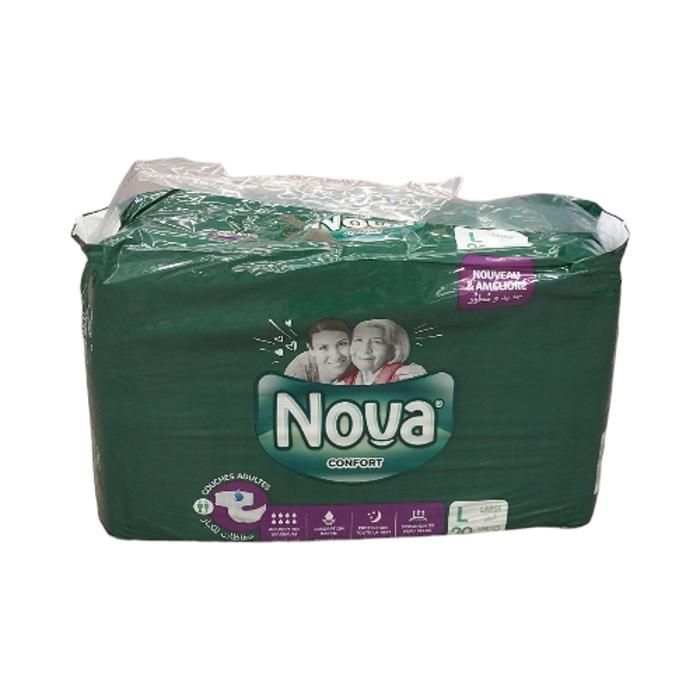 COUCHES ADULTE LARGE NOVA 20 Unités