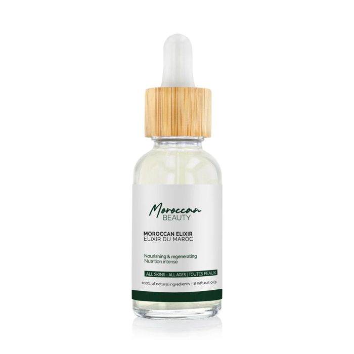 Hydratant Visage - MOROCCAN BEAUTY - Elixir Du Maroc - 30 ml - Vegan - 8 Huiles Naturelles