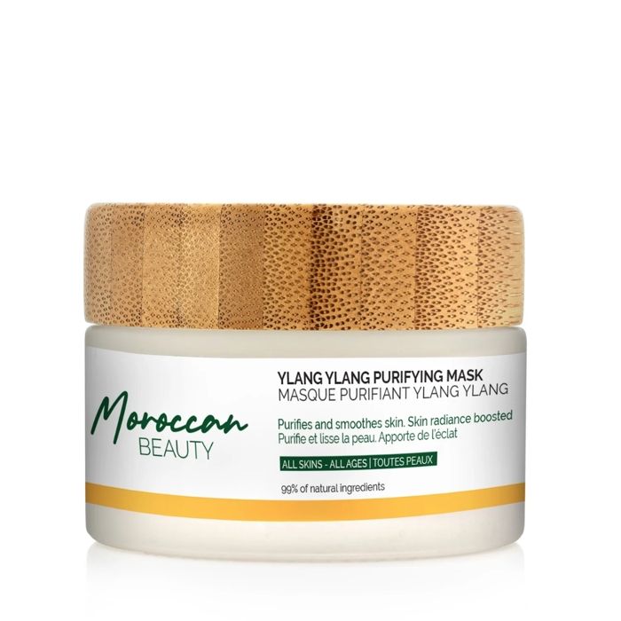 Masque Purifiant - MOROCCAN BEAUTY - Ylang Ylang - 50Ml - Argile Blanche - Hydratant Visage
