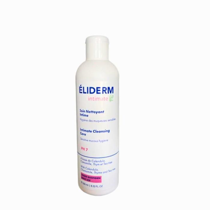 Soin Nettoyant Intime - ELIDERM - 250 ml - Hypoallergénique - Peaux Sensibles - Confort Durable