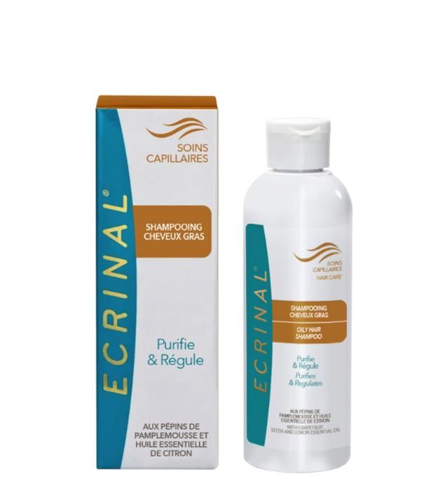 Shampooing - Ecrinal - Cheveux Gras - 200Ml - Soin Capillaire - Tous types de cheveux