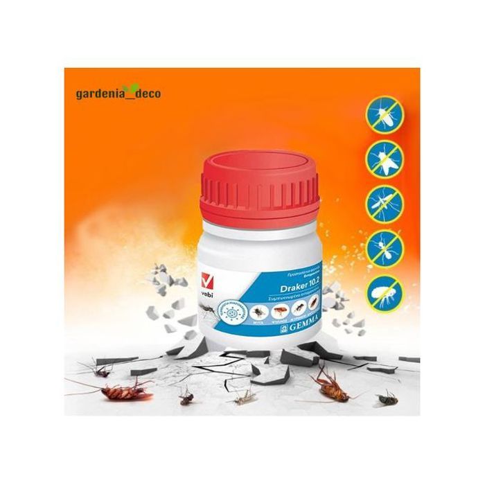 DRAKER 10.2 50ml concentré insecticide mouche moustique cafard fourmi puce