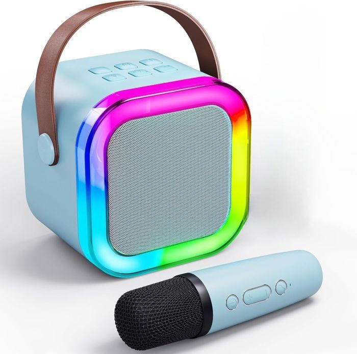 haut-parleur Bluetooth portable RGB professionnel avec microphone sans fil