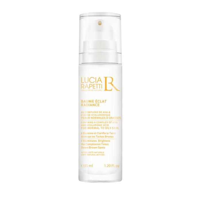 Baume Éclat Visage - LUCIA RAPETTIR - 35ml - AHA - Acide Hyaluronique - Anti-taches