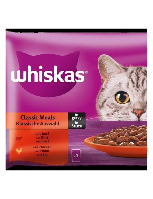 Whiskas Classic sachet en sauce 4 X 85GR