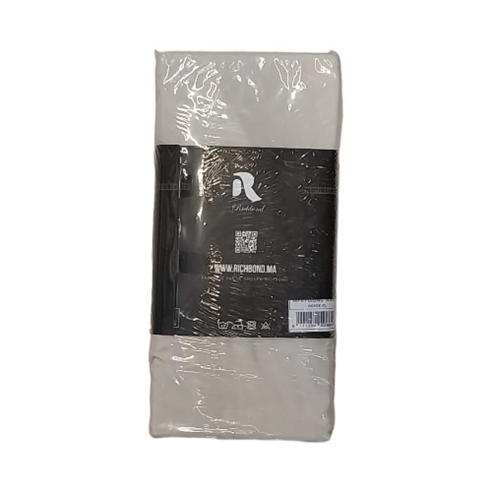 DRAP HOUSSE COTONELLE SINGLE 90X190 BEIGE CLAIR