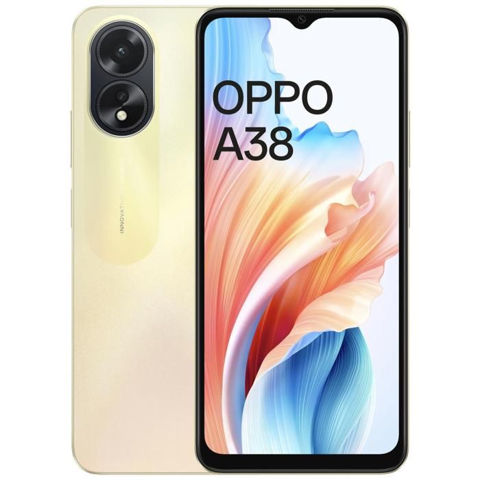 Oppo A38 Smartphone 128 Go + 6 Go RAM – Couleur Glowing Gold