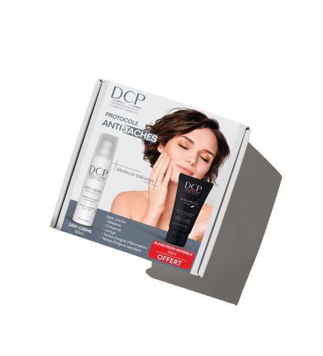 Crème dépigmentante - DCP - Dépi Crème Hexa Actifs 6 - 50 ml - Protection solaire SPF50+ offerte - Sans parabène
