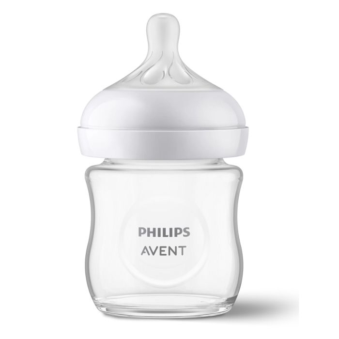 Avent Biberon Natural En Verre Teat +0M 120Ml Scy930/01