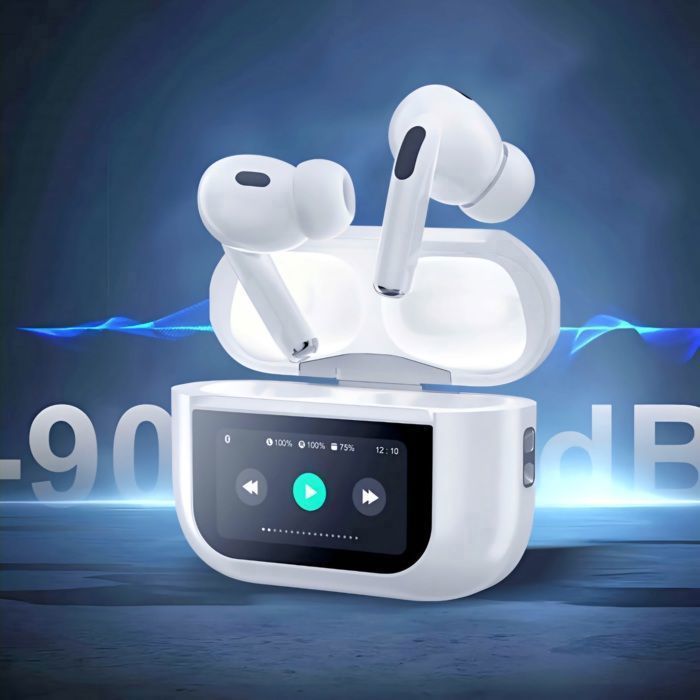 Écouteurs Bluetooth - GENERIC - Modèle Intra-auriculaire - ANC/ENC - 32h Autonomie - Écran LED