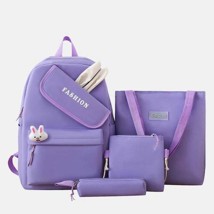 Ensemble de cartable 4 pièces - Violet