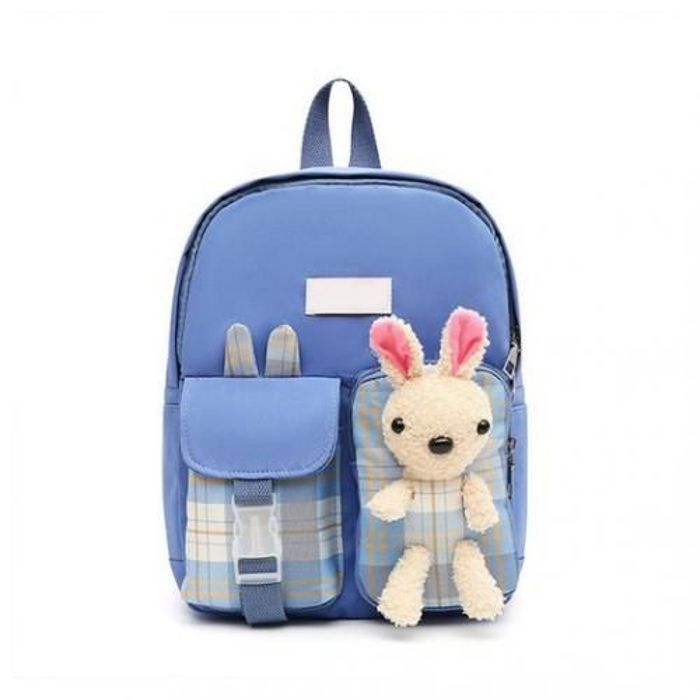 Sac à dos de poche poupée, Cartable mignon scolaire Backpack Jaune
