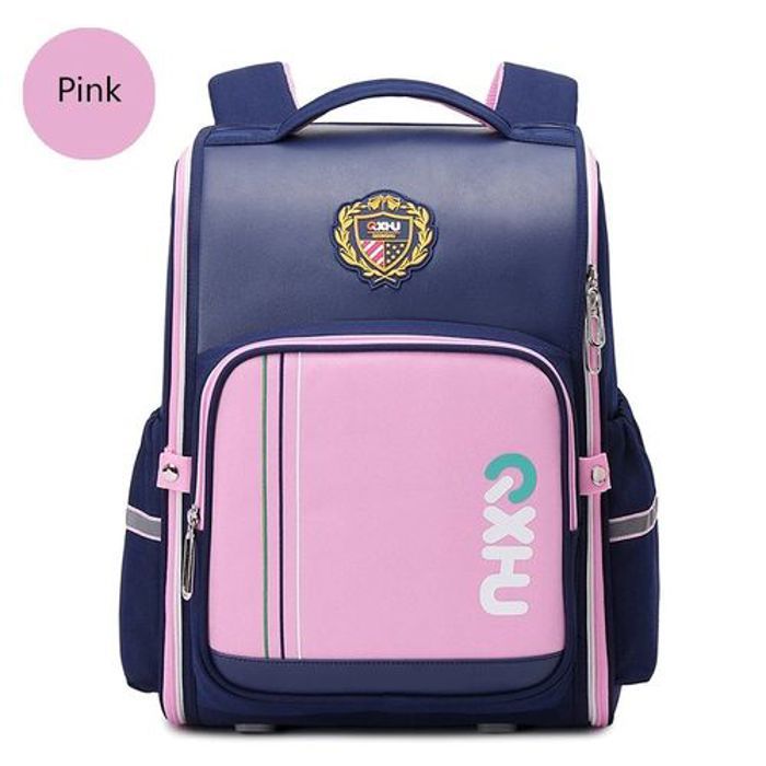 Cartable scolaire - GENERIC - Rose - 39 cm x 31 cm x 20 cm - Léger - Ergonomique