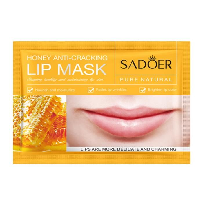 Soin des lèvres - SADOER - Masque Hydratant - 8g - Rose - Extraits de fruits