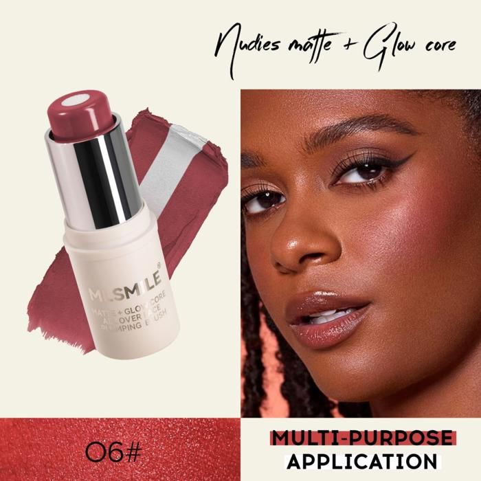 Blush 2N1 - MLSMILE - Core #06 - Bicolore - Matte et Glow - 7g