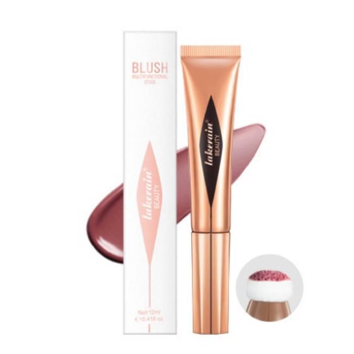Blush - Lakerain - Fard à Joues Liquide - Couleur Rose - Stick Multifonction - 12ml