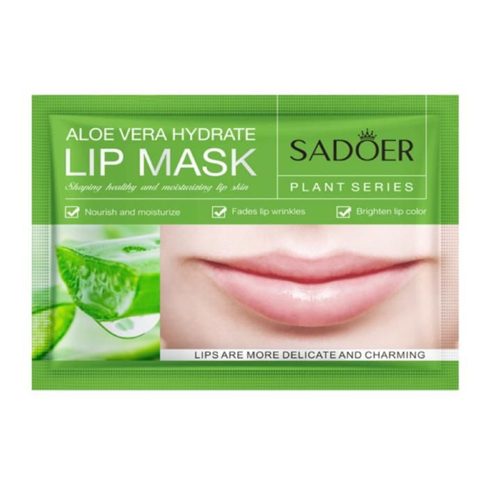 Masque pour Les Lèvres - SADOER - Hydratant - Aloe Vera - 8g - Rose