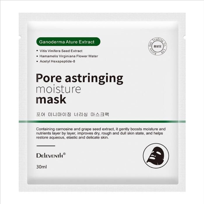 Masque Facial - DELEVENTH - Pore Astringing Moisture Mask - 30ml - Hydratant - Tous types de peau