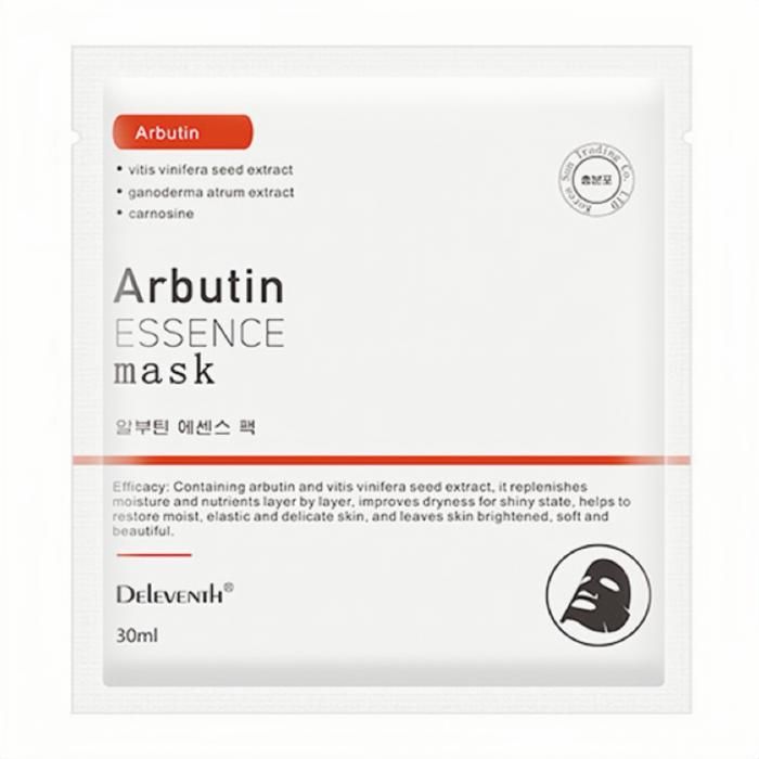 Masque Facial - DELEVENTH - Arbutin Essence Mask - 30ml - Éclaircissant - Hydratant