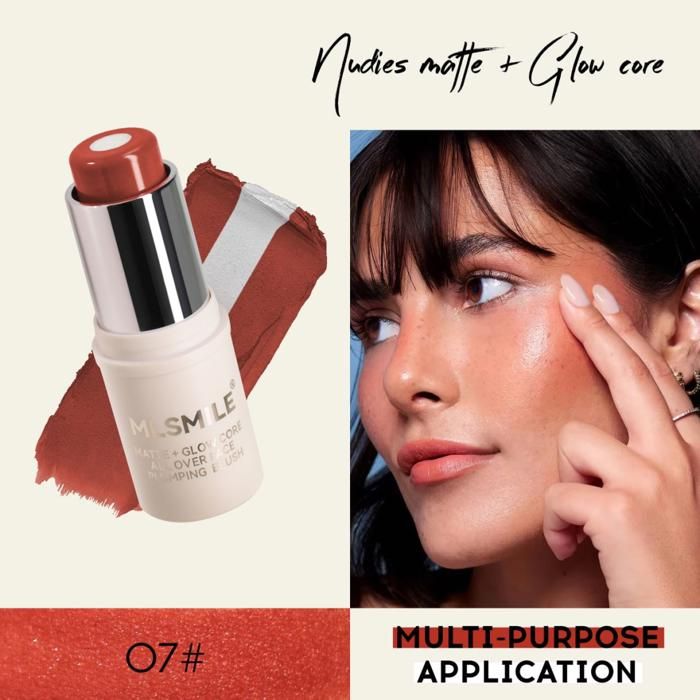 Blush 2N1 - MLSMILE - #07 - Bicolore - Matte - Glow - 7g