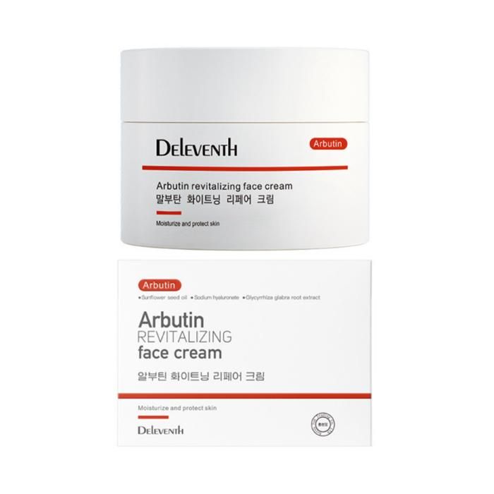 Crème Visage - DELEVENTH - Arbutin Revitalizing - 30g - Hydratant - Tous types de peau
