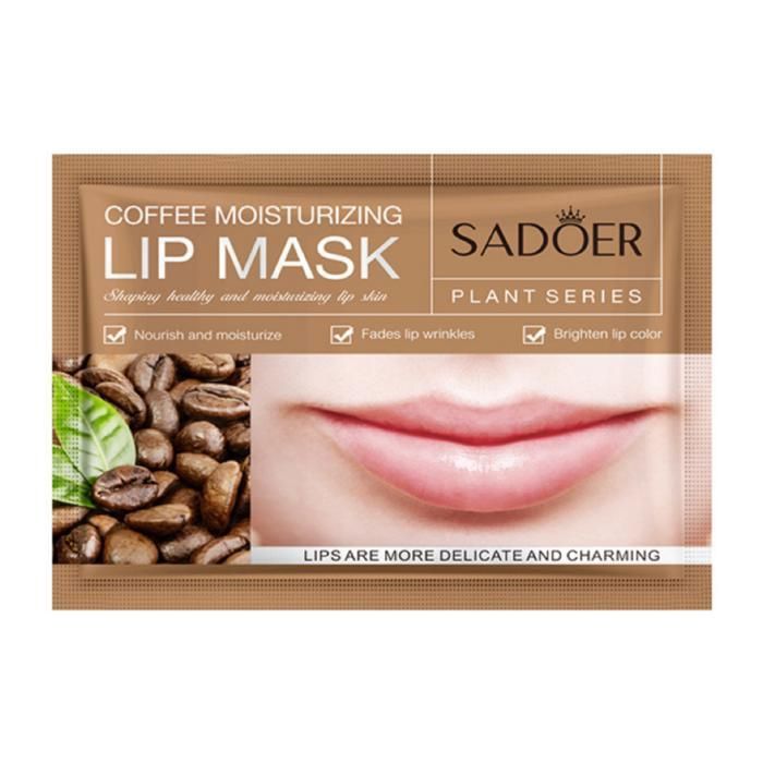 Masque pour Les Lèvres - SADOER - Lip Mask Coffee - Hydratant - 8g - Rose