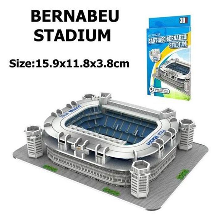 3D Puzzle Miniature en 3D-Puzzle Modèles de Stades Santiago Bernabeu