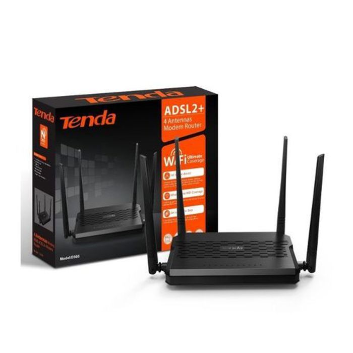 tenda D305 Modem Routeur sans fil 300N USB 4 Antennes