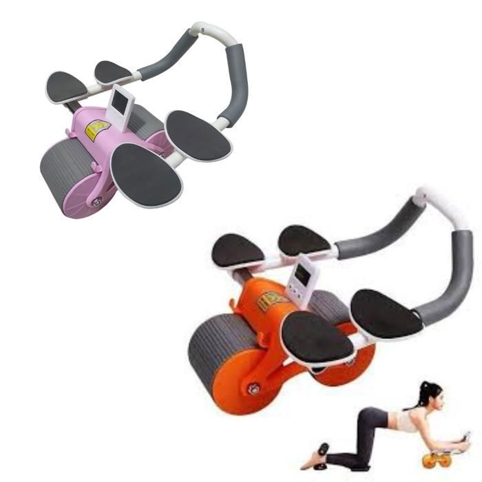Roue Abdominale - Non spécifié - Support de Coude Rembourré - Système de Rebond Automatique - Fitness - Adulte(Couleur aléatoire)