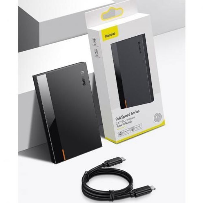 Baseus Disque Dur 500Gb HDD Avec Boitier Baseus Type C To Type C  Full-Speed
