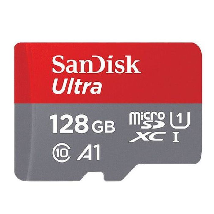 Sandisk Carte Mémoire 128Gb Ultra micro SDXC A1 Vitesses 120Mb/s