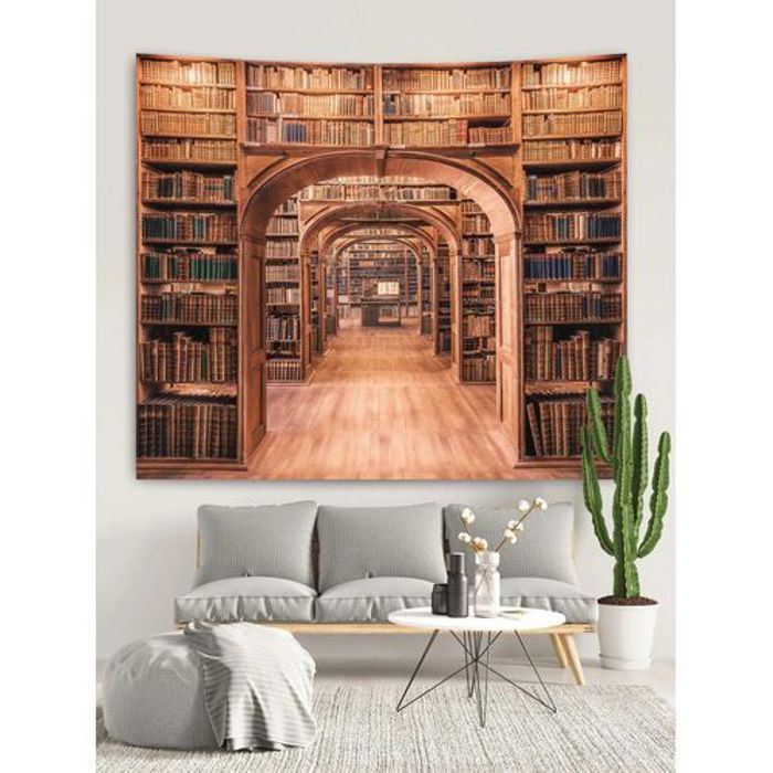 Tapisserie à motif de livre Dimension ( 150Cm x 100Cm )