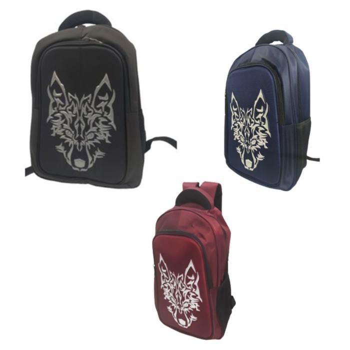 Sac à Dos Scolaire - Non spécifié - Tissu Mesh 3D - Motif Imprimé - Bandoulière Réglable - Mixte(Couleur aléatoire)