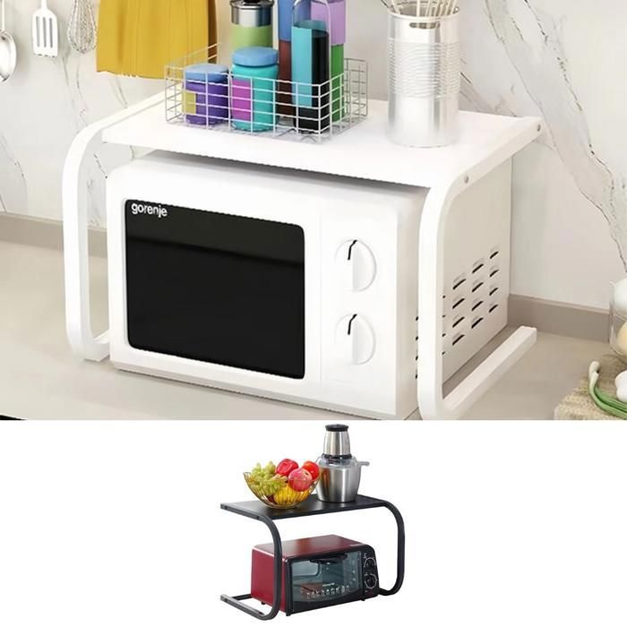 Etagère rétractable pour micro-ondes et four,support de stockage Multifonctionnel (Couleur aléatoire)