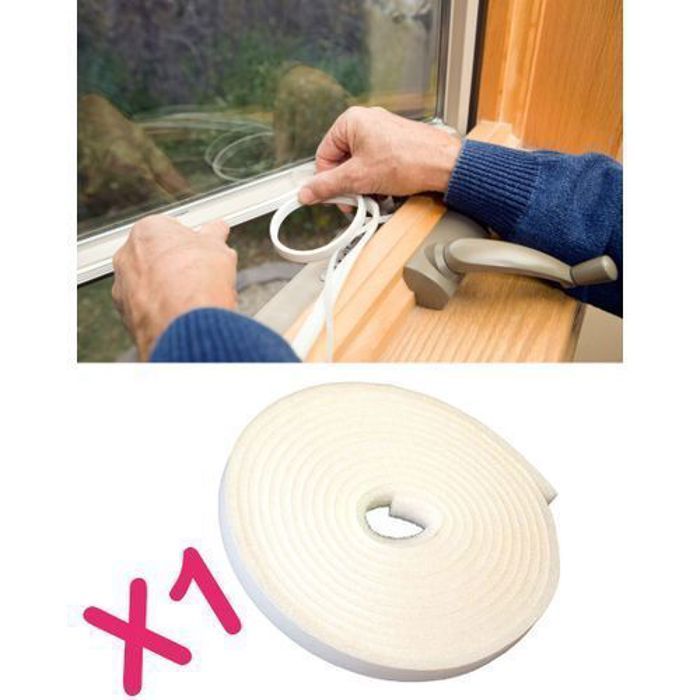 Ruban d'Étanchéité Souple de 4 mètres pour Isolation Fenêtre
