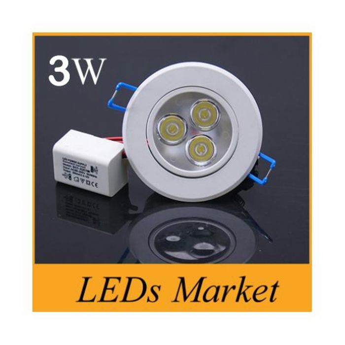 Spot lumineux Led en aluminium à intensité réglable, 60 angles, éclairage domestique, matériel de bricolage, Lampe LED Veilleuse