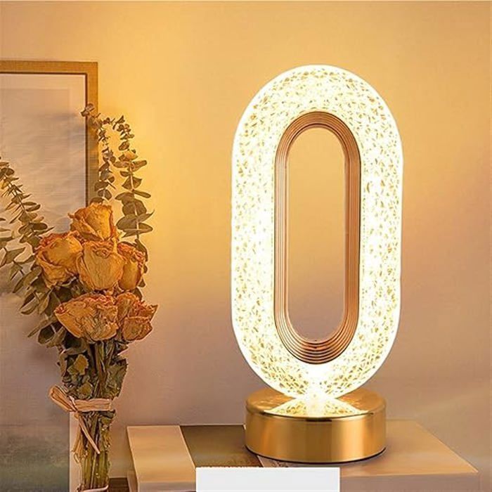 Lampe De Table À Capteur Tactile,Veilleuse Led Pour Salon, Lecture