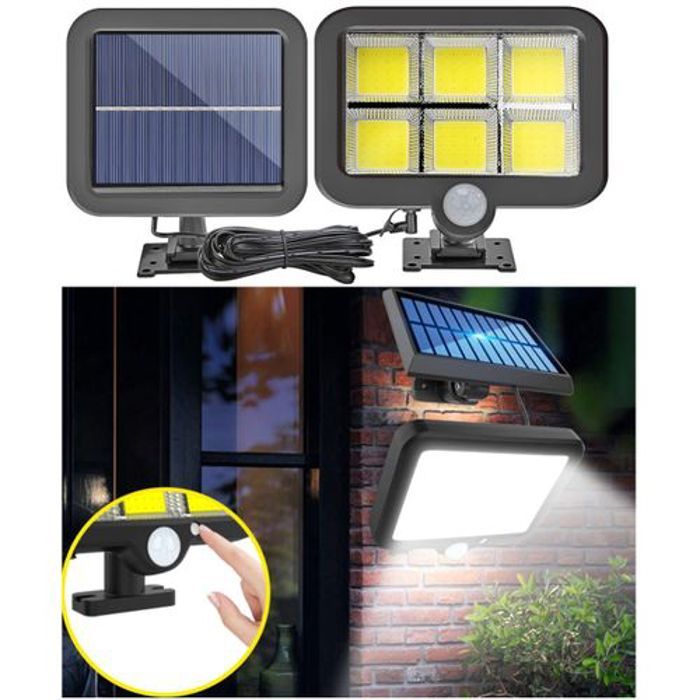 Super lampe solaire jardin d'extérieur Détecteur de Mouvement