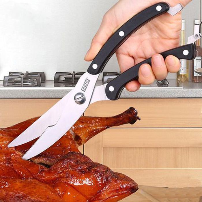 Ciseaux de cuisine en acier inoxydable pour diverses utilisations